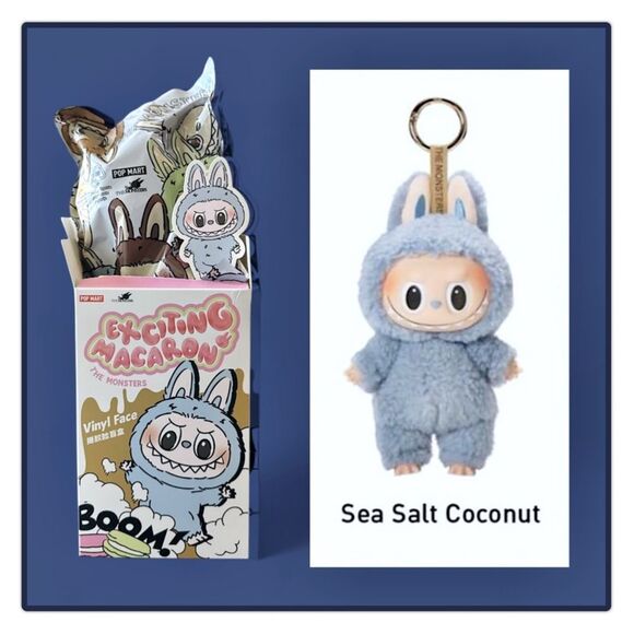 Labubu Exciting Macaron Sea Salt Coconut Labubu Exciting Macaron